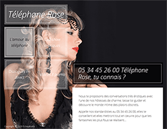 www.telephone-rose.fr l'amour au telephone avec une jolie fille